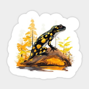 Fire Salamander Sticker